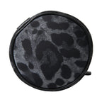 Dolce & Gabbana Black Leopard Round Slim Tote Bottle Cage Bag