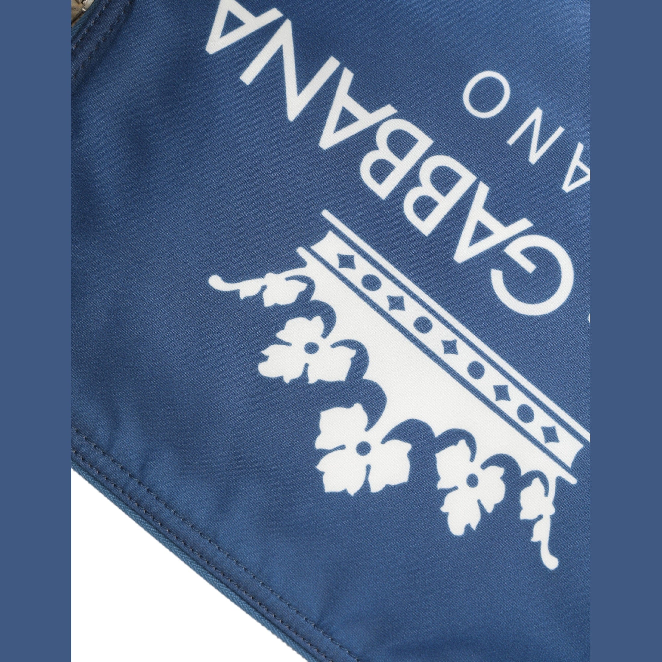 Dolce & Gabbana Blue DG Milano Print Nylon Pouch Clutch Men Bag