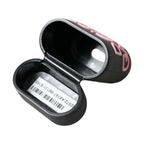 Dolce & Gabbana Black Pink Silicone Embossed Logo Airpods Case