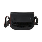 Balenciaga Black Exotic Leather Shoulder Crossbody Camera Bag