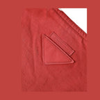 Prada Red Jersey Fabric Logo Shoulder Shopping Tote Bag