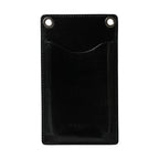Dolce & Gabbana Wallet Black Horse Leather Zip Logo Cross Body Phone Slot