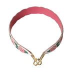 Dolce & Gabbana White Floral Leather Accessory Shoulder Strap