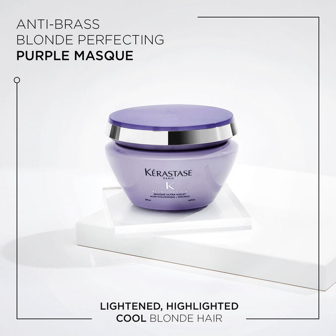 Kerastase Blond Absolu Ultra Violet Hair Mask 200ml - For Colored Hair