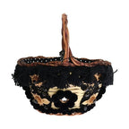 Dolce & Gabbana Beige Straw Snakeskin Pom Pom Crystal AGNESE Bag