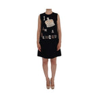 Dolce & Gabbana Black I AM A PRINCESS Crystal Shift Dress