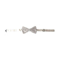 Dolce & Gabbana White Black Polka Dot Polyester Bow Tie Men