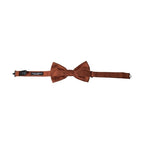 Dolce & Gabbana Brown Silk Adjustable Neck Men Bow Tie