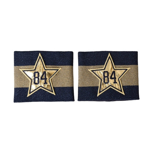 Dolce & Gabbana Black Gold Logo Star 84 Viscose Wristband