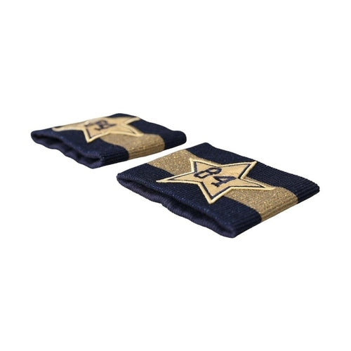 Dolce & Gabbana Black Gold Logo Star 84 Viscose Wristband