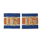 Dolce & Gabbana Multicolor Logo Sequin Viscose Wristband