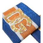 Dolce & Gabbana Multicolor Logo Sequin Viscose Wristband