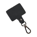Dolce & Gabbana Black Plain Leather Silver Metal Airpods Case