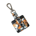 Dolce & Gabbana Multicolor Camouflage Print Leather Logo Metal Airpods Case
