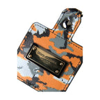 Dolce & Gabbana Multicolor Camouflage Print Leather Logo Metal Airpods Case