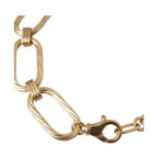Dolce & Gabbana Gold Tone Brass Large Link Chain Jewelry Necklace
