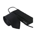 Dark Gray 100% Silk Adjustable Necktie Face Mask