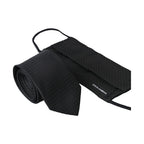 Dolce & Gabbana Black 100% Silk Adjustable Necktie Face Mask
