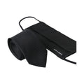 Dolce & Gabbana Black 100% Silk Adjustable Necktie Face Mask