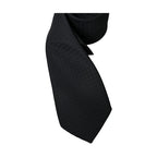 Dolce & Gabbana Black 100% Silk Adjustable Necktie Face Mask