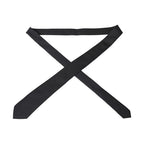 Dolce & Gabbana Black 100% Silk Adjustable Necktie Face Mask