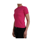 Balenciaga Pink Cotton Crew Neck Short Sleeves Tee T-shirt