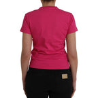 Balenciaga Pink Cotton Crew Neck Short Sleeves Tee T-shirt