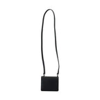 Dolce & Gabbana Black Leather Bifold Shoulder Sling Women Wallet