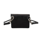 Dolce & Gabbana Black Leather Bifold Shoulder Sling Women Wallet