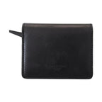 Dolce & Gabbana Black Leather Bifold Shoulder Sling Women Wallet