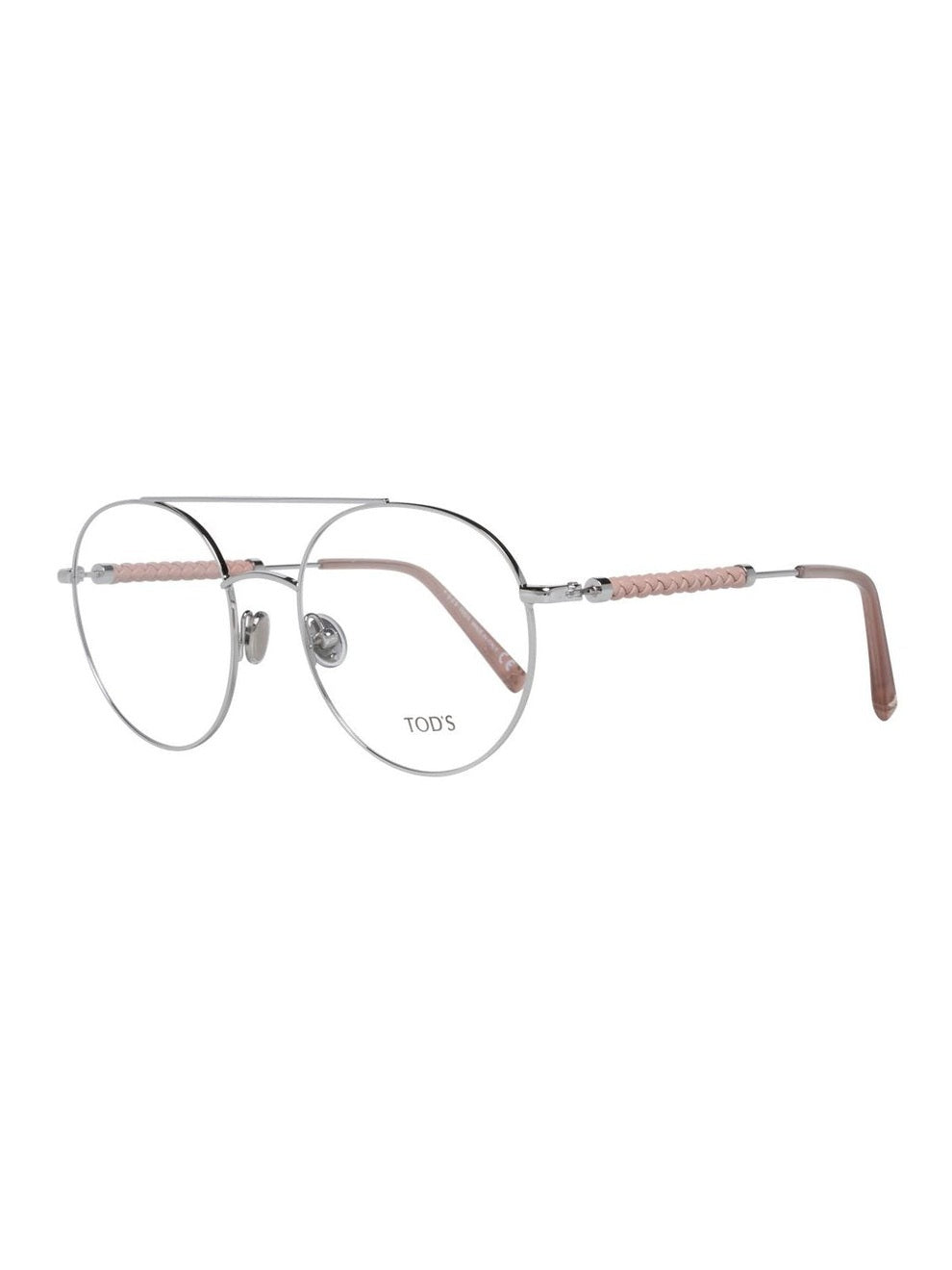 Tod's Silver Metal & Leather Glasses (Frames)