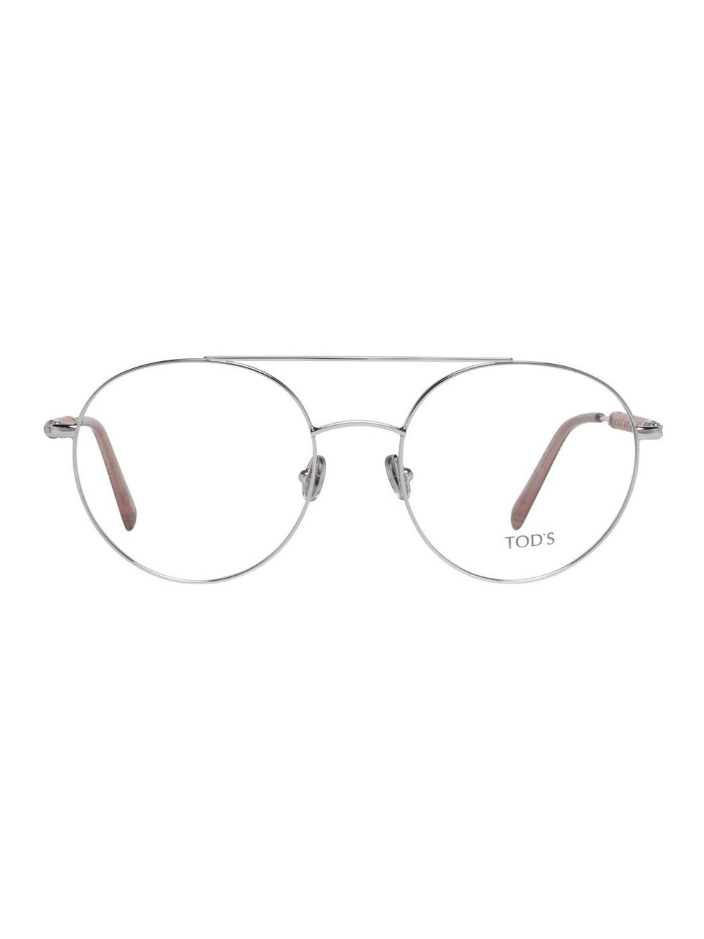 Tod's Silver Metal & Leather Glasses (Frames)