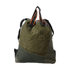 Dolce & Gabbana Military Green Patchwork Rucksack Backpack Bag