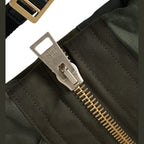 Dolce & Gabbana Military Green Patchwork Rucksack Backpack Bag