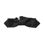 Dolce & Gabbana Black Silk Patterned Adjustable Neck Men Papillon Bow Tie