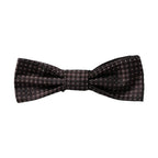 Dolce & Gabbana Brown Fantasy Silk Adjustable Neck Men Papillon Bow Tie