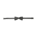 Dolce & Gabbana Gray Silk Patterned Adjustable Neck Men Papillon Bow Tie