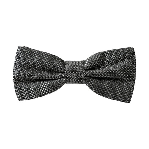 Dolce & Gabbana Gray Silk Patterned Adjustable Neck Men Papillon Bow Tie