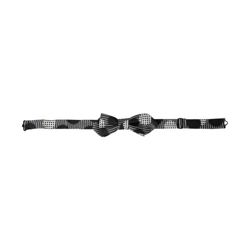 Dolce & Gabbana Multicolor Silk Polka Dot Adjustable Neck Men Papillon Bow Tie