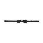 Dolce & Gabbana Black Silk Fantasy Adjustable Neck Men Papillon Bow Tie