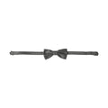 Dolce & Gabbana Gray Silk Patterned Adjustable Neck Men Bow Tie