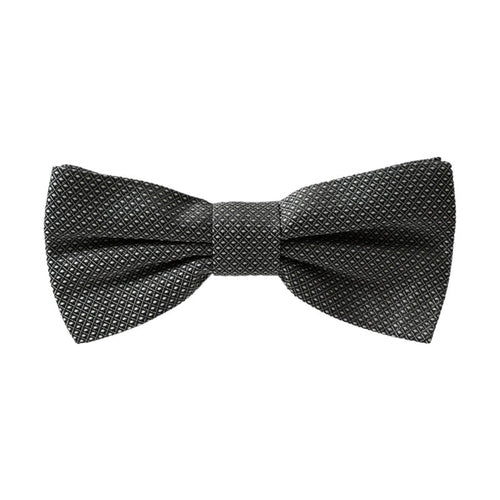 Dolce & Gabbana Gray Silk Patterned Adjustable Neck Men Bow Tie