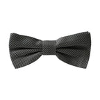 Dolce & Gabbana Gray Silk Patterned Adjustable Neck Men Bow Tie