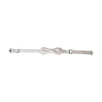 Dolce & Gabbana White Silk Adjustable Neck Men Papillon Bow Tie