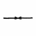 Black Silk Adjustable Neck Men Bow Tie