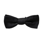 Dolce & Gabbana Black Silk Adjustable Neck Men Bow Tie