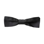 Dolce & Gabbana Black Silk Adjustable Neck Men Bow Tie