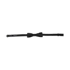 Dolce & Gabbana Black Silk Adjustable Neck Men Bow Tie