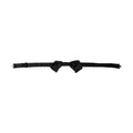Black Satin Silk Adjustable Neck Men Bow Tie