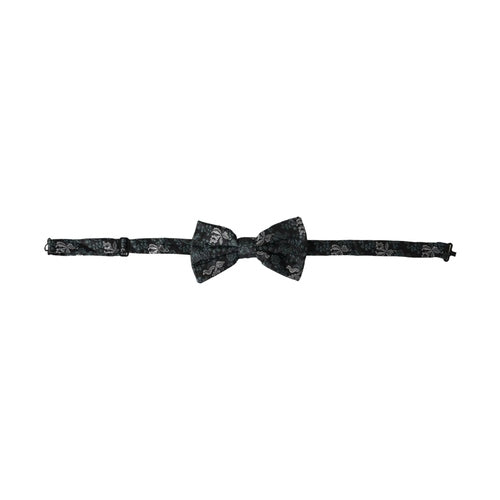 Dolce & Gabbana Multicolor Fantasy Floral Silk Adjustable Neck Men Bow Tie